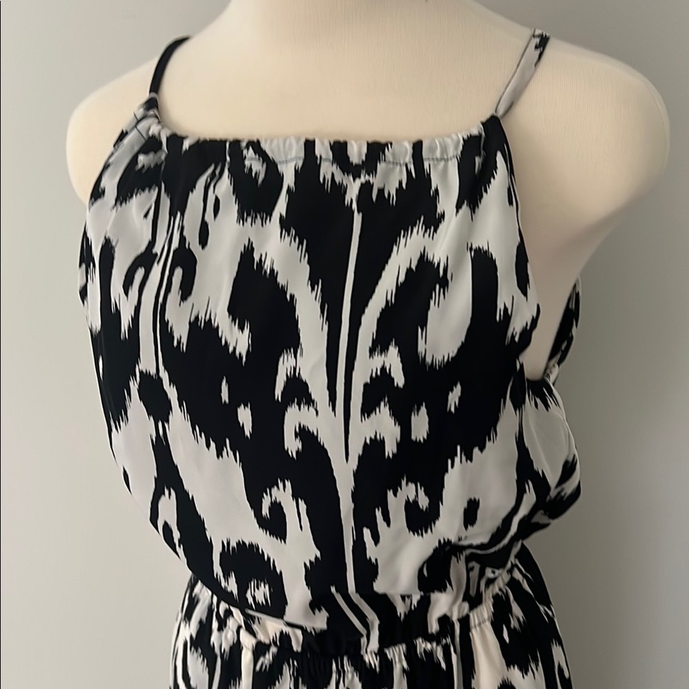 Athleta Black and White Halter Sundress Maxi - Picture 3 of 8